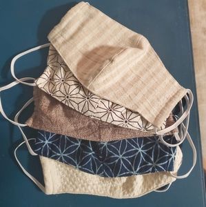 5 pack of face masks - neutral colors